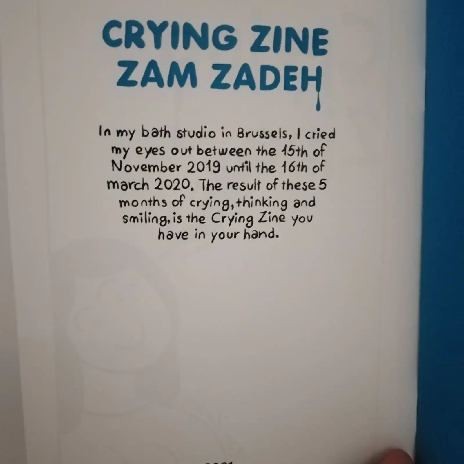 Thumbnail: Crying Zine